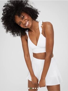 Aerie Offline Real Me Xtra Ruffle Sports Bra